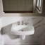 Pinoir® Vitreous China U-Shaped Semi-Pedestal Bathroom Sink with Overflow-10940235-65046039