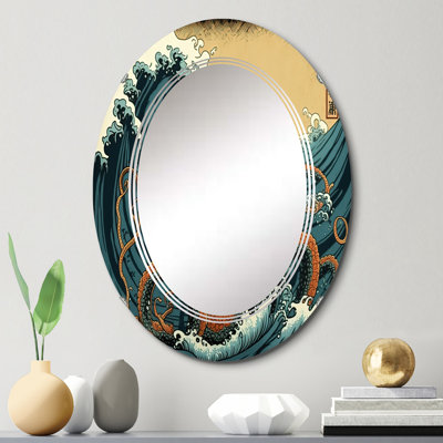 Miroir mural paysage japonais Philicia