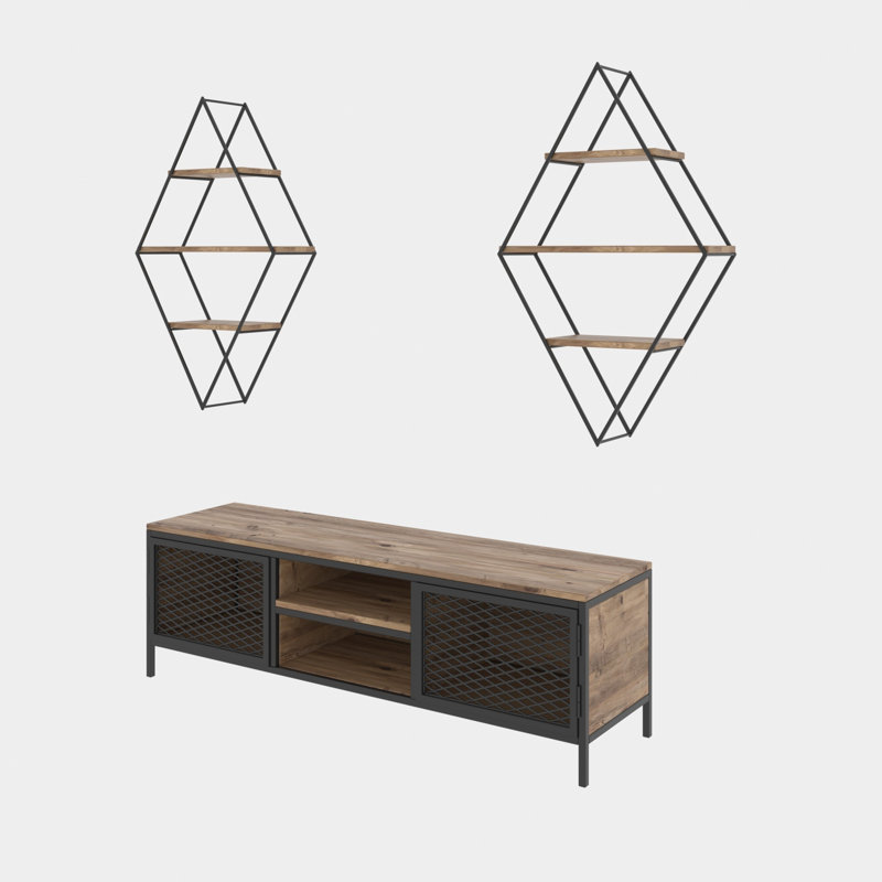Keltner Unfinished Entertainment Centre for TVs up to 58"