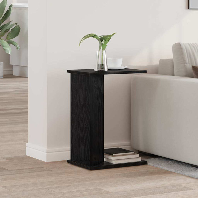End Table, Black Oak