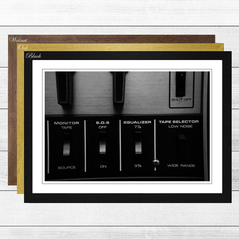 Single Picture Frame Print, Walnut