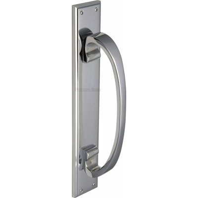 Heritage Brass Heritage Door Pull Handle on Plate
