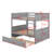 Full Over Full Bunk Bed With Trundle-1155272291