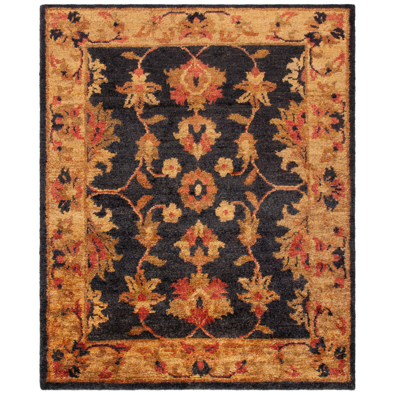 Tapis oriental en chanvre touffeté à la main Lafountain, Rectangle 3 pi x 5 pi