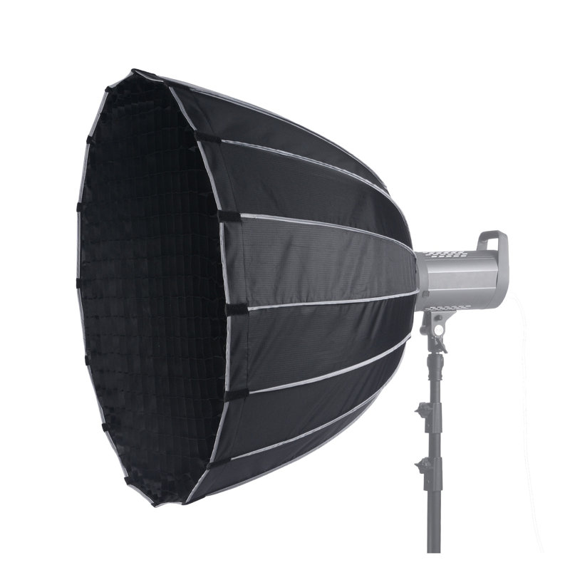 Parabolic Softbox 33" with Bowens Mount, Quick Fold Design for Studio and Video Lighting