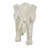 Polystone Elephant Decorative White Sculpture