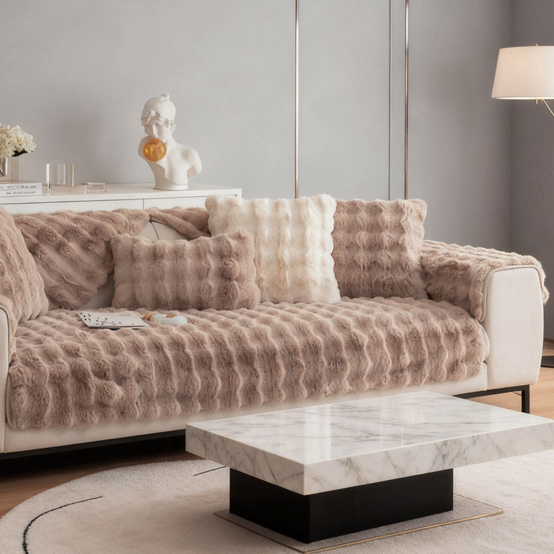 Sofa Slipcover, Brown