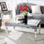 Diamonds Mirrored Top Glass Coffee Table
