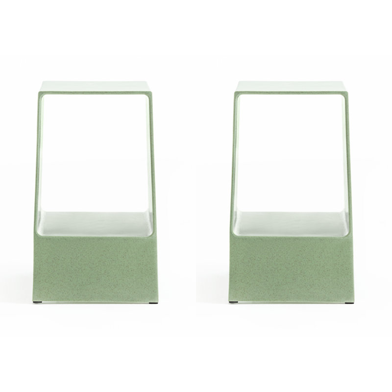 TOMO End Table (Set of 2), Green