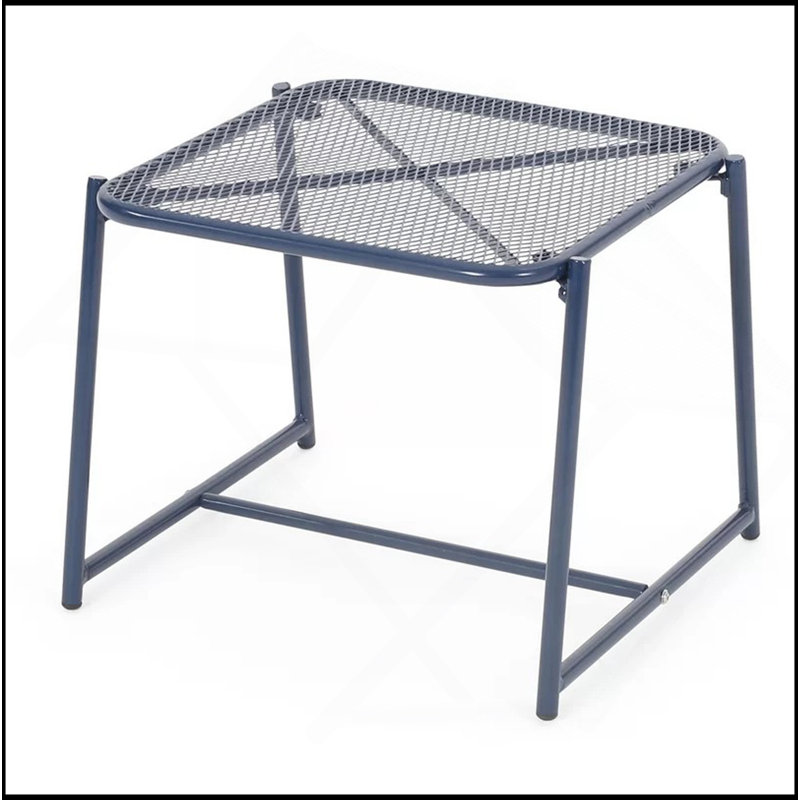 ELBA 15.5"H SIDE TABLE, Navy