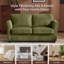  Causeuse compacte en chenille de 67,3 po avec accoudoirs floraux pour petits espaces-723829317