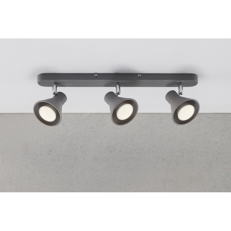 Eik Flush Mount, Grey