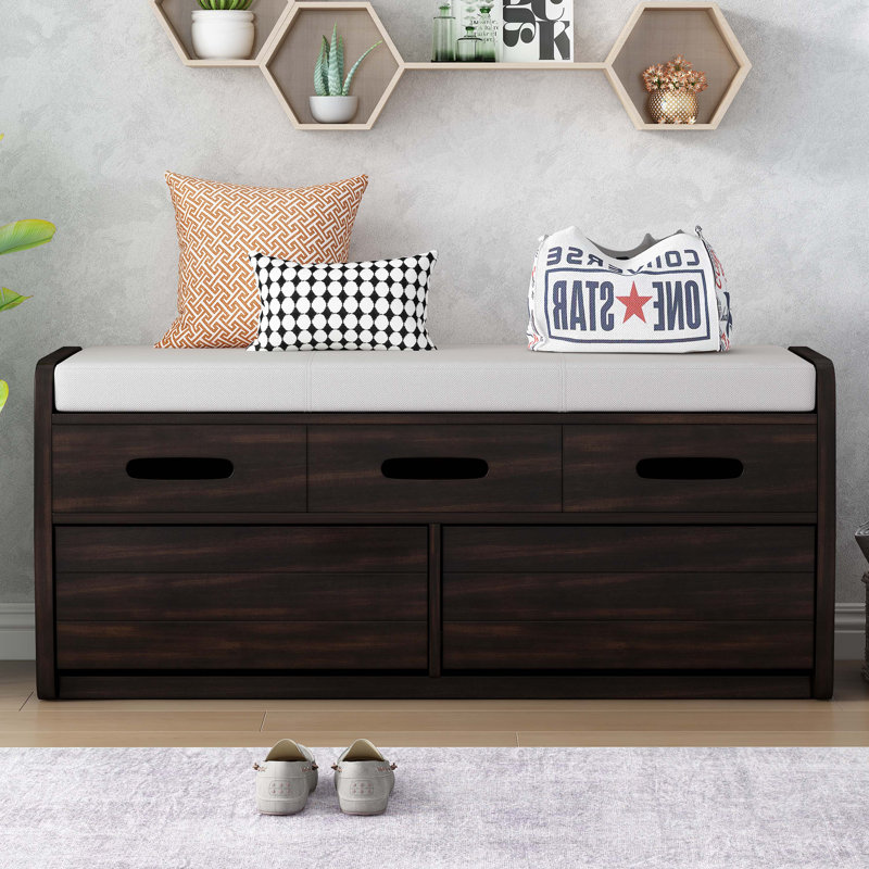 Shoe Storage Bench, Espresso