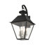 Lanterne murale d'extérieur noire à 4 ampoules H 27,5 po Anselm