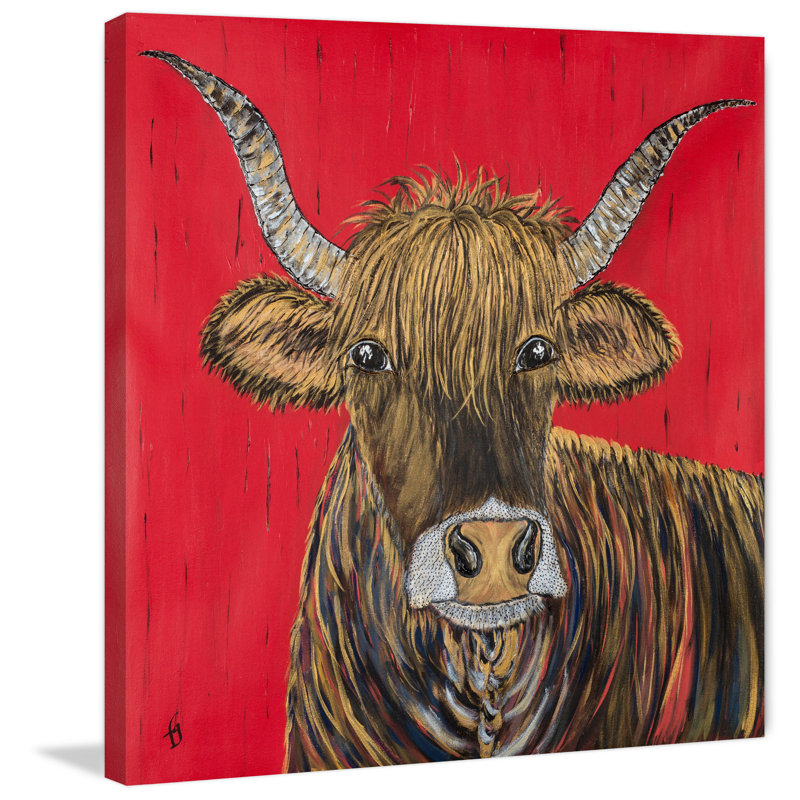 France Gilbert - Wrapped Canvas Painting, 81cm H x 81cm W
