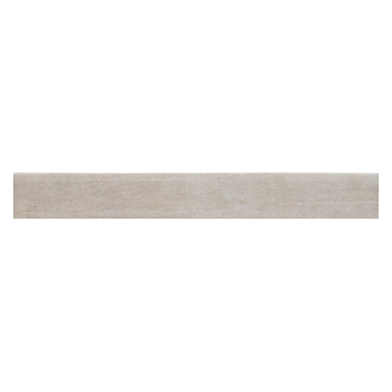 24'' L x 3'' W Porcelain Bullnose Tile Trim, Avorio