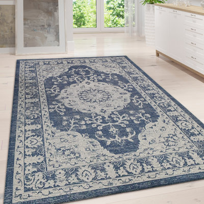 Mcgriff Oriental Cotton Hand Woven Area Rug