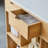Miho Solid Wood Drawers Bookcase