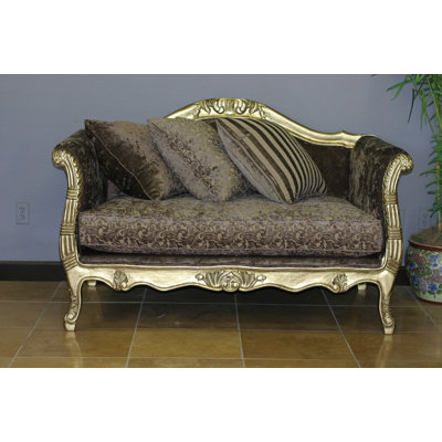 Nakaia Fabric 60'' Reception Loveseat