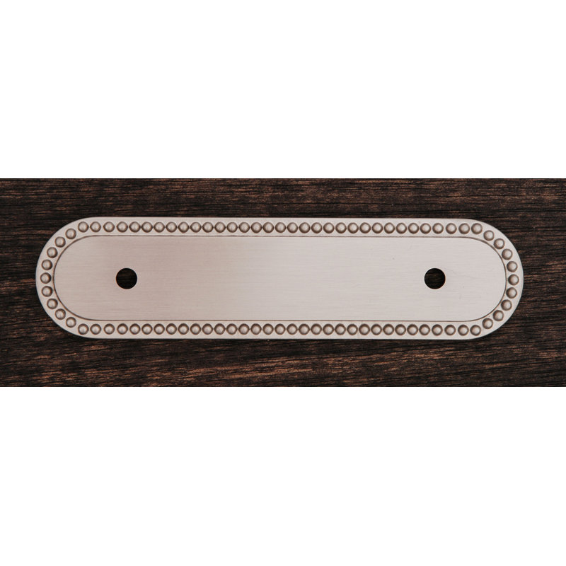 Contre-plaque oblique à perles BP Series, Nickel satiné