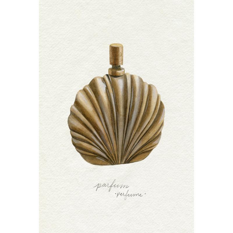 Gilded Toiletries II by Grace Popp - Wrapped Canvas Painting, 30cm H x 20cm W x 3.8cm D
