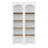 Free Standing 5 Tier Bookshelves, Bookcases Set Of 2, Farmhouse Two-Tone Storage Cabinet With Adjustable Shelves, 72"H Kitchen Pantry Cabinet-18080007