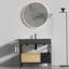 Meuble-lavabo modulaire de 36 po de style industriel. Ce meuble-lavabo est doté d'une structure en métal robuste rehaussée d'éléments en bois chaleureux et est surmonté d'un bassin en pierre artificielle sans couture et facile à nettoyer. KD-11148149-11148146