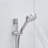 10-Inch Shower System Wall Mount - Matte Black Faucet With 5-Spray Handheld And Slide Bar For Bathroom Mounted