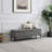Aquanette Polyester Upholstered Storage Bench-260461653-260461655