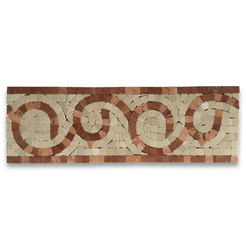 4" x 12" Marble Mosaic Sheet Wall Floor Use Tile