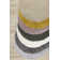 Solid Colour Machine Woven Polypropylene Area Rug in Grey