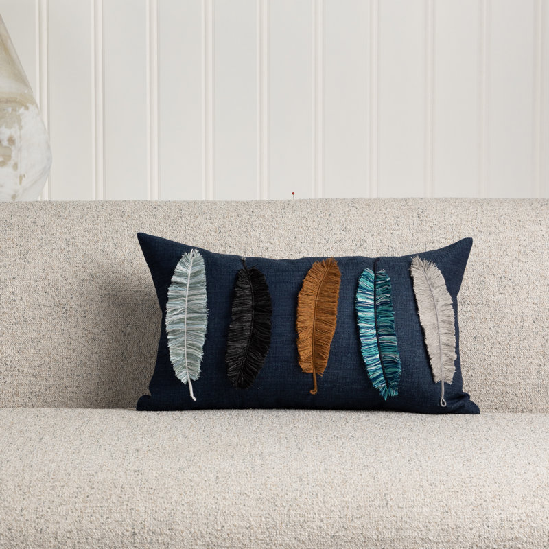 Believe Denim Rectangular Performance Pillow Cover & Insert