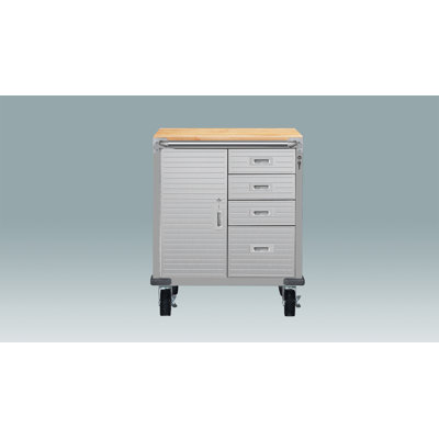 20205 Series 4-drawers Steel Rolling Cabinet
