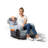 Big Joe Dorm Bean Bag Chair with Drink Holder and Pocket, Durable Polyester -1295274687