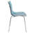 Minelli Dining Side Chair with Water Ripple Design and Chrome Legs-451650592