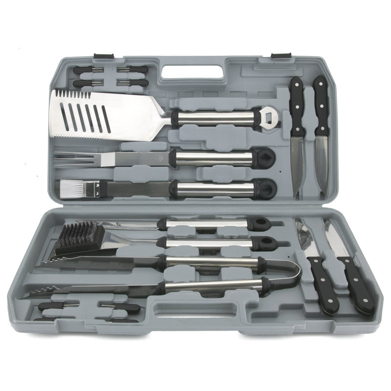Stainless Steel Grilling Tool Set
