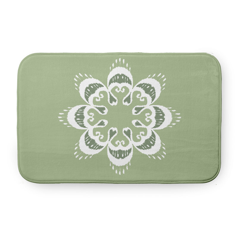 Tapis de bain Happy Hippy, L 21 po x L 34 po, Vert
