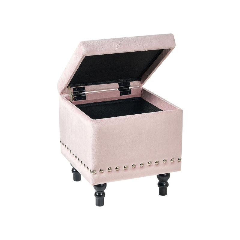 Arwyn 37cm Wide Tufted Square Standard Ottoman with Storage