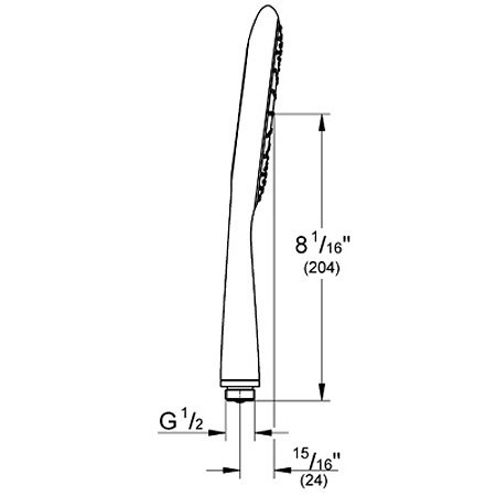 Rainshower Icon Handheld Shower Head with DreamSpray