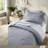 Cozy 5 Piece Bedding Sets, Polyester Twin Xl Striped For Dorm Home