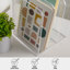 Porte-documents de bureau en acrylique à 3 sections avec pieds antidérapants Martha Stewart Brody