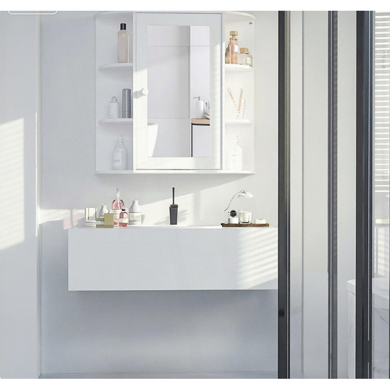 Armoire à pharmacie de salle de bain avec miroir, armoire à miroir de salle de bain, armoire de salon