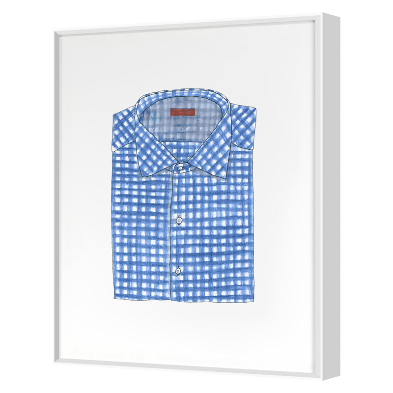 Chemise 3 par Erin Lin - impression d'un seul cadre, Cadre blanc, H 37 po x l 29 po