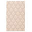 Tapis unique en laine taupe 5 pi x 8 pi Hrishik