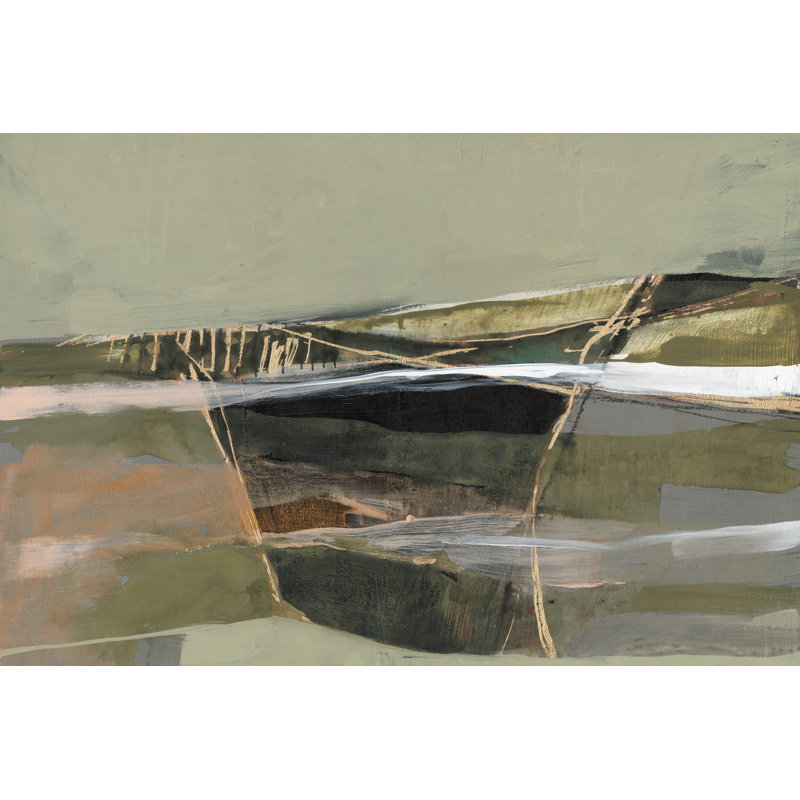 Refracted Horizon I by Jennifer Goldberger - Painting on Canvas, 81 cm H x 122 cm W, Wrapped Canvas