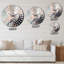 Sehgal - Horloge murale abstraite en marbre-811345733