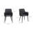 Enderlin Tufted Faux Leather Upholstered Metal Armchair-20668109