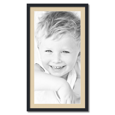 Wood Picture Frame with Mat