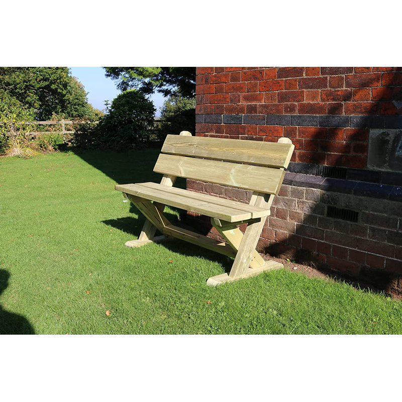Wheelock Solid Wood Outdoor Bench