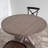Vintage Style Round Solid Wood Dining Table-663026647